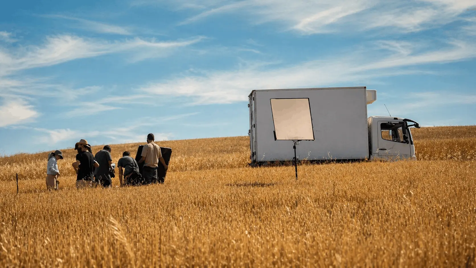 Remote production logistics in a Greek landscape